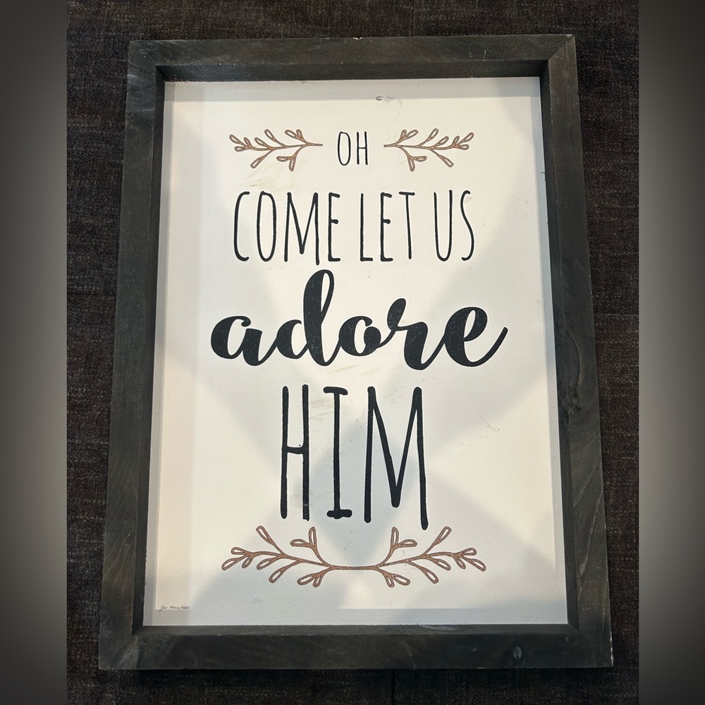 Religious Winter Sign